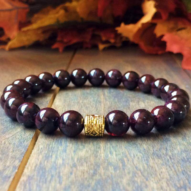 Reiki 2024 attuned and blessed Garnet bracelet