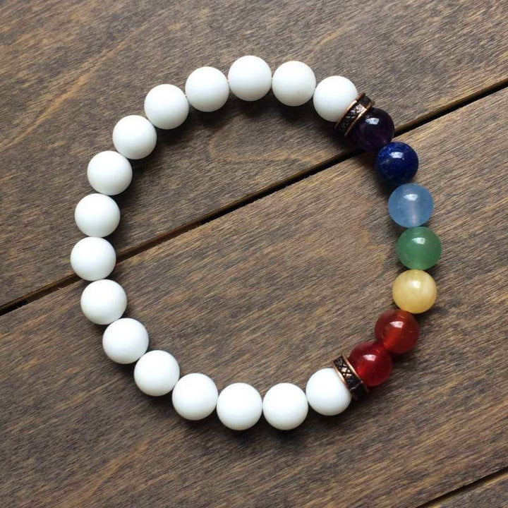 Chakra Bracelet, 7 Chakra Stone Bracelets Jade - UNLOCK YOUR CHAKRA