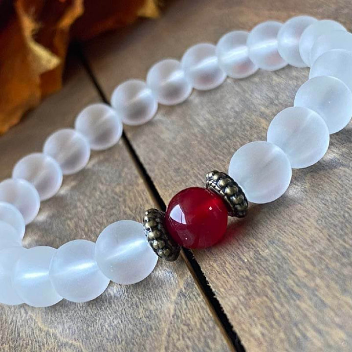 Healing Crystal Bracelets, Healing Stone Bracelets Crystal Quartz - UNLOCK YOUR CHAKRA