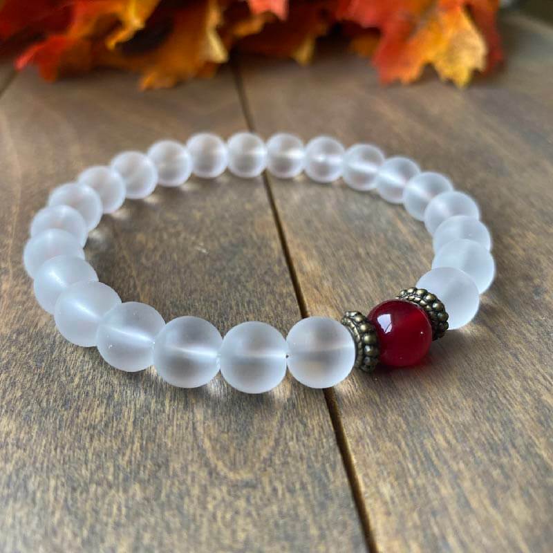 Healing Crystal Bracelets, Healing Stone Bracelets Crystal Quartz - UNLOCK YOUR CHAKRA