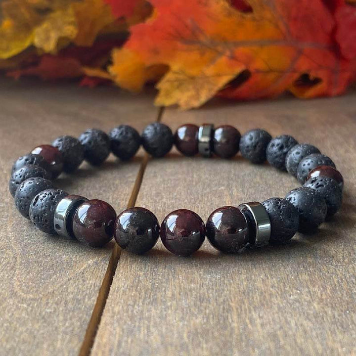 Mens Healing Stone Bracelets Courage & Hope - UNLOCK YOUR CHAKRA