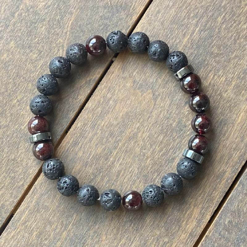 Mens Healing Stone Bracelets Courage & Hope - UNLOCK YOUR CHAKRA