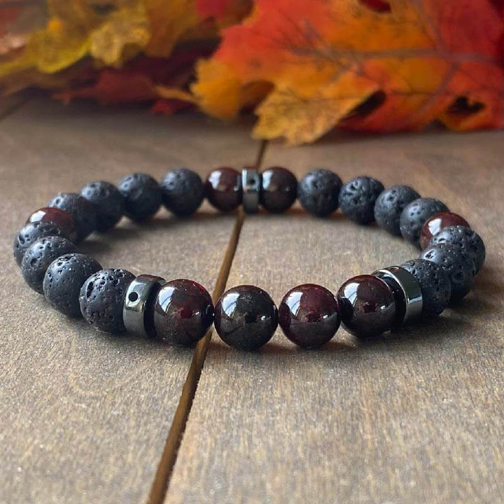 Mens Healing Stone Bracelets Courage & Hope - UNLOCK YOUR CHAKRA